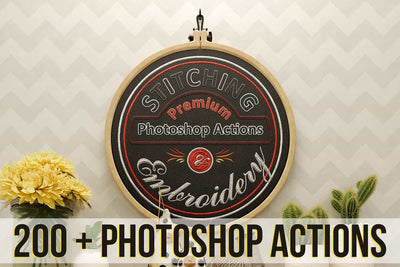 300+ Remarkable Photoshop Actions Bundle - Artixty