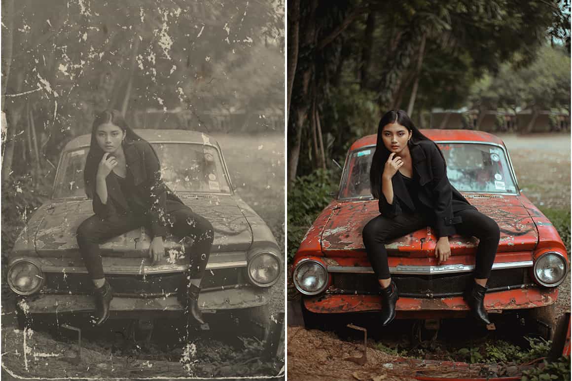 6-In-1 Vintage Photoshop Actions Bundle - Artixty