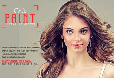 15-In-1 Oil Painting Photoshop Actions Bundle - Artixty