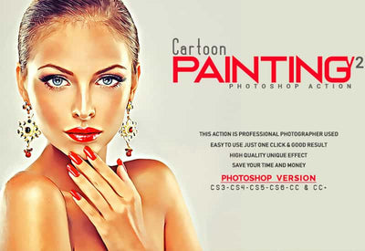 15-In-1 Oil Painting Photoshop Actions Bundle - Artixty