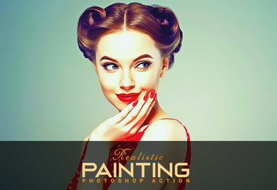 15-In-1 Oil Painting Photoshop Actions Bundle - Artixty