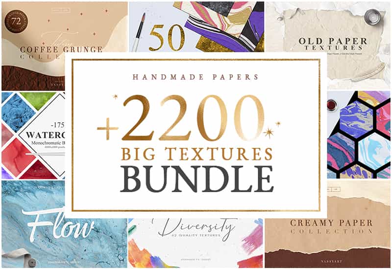 2200+ Backgrounds & Textures Bundle - Artixty