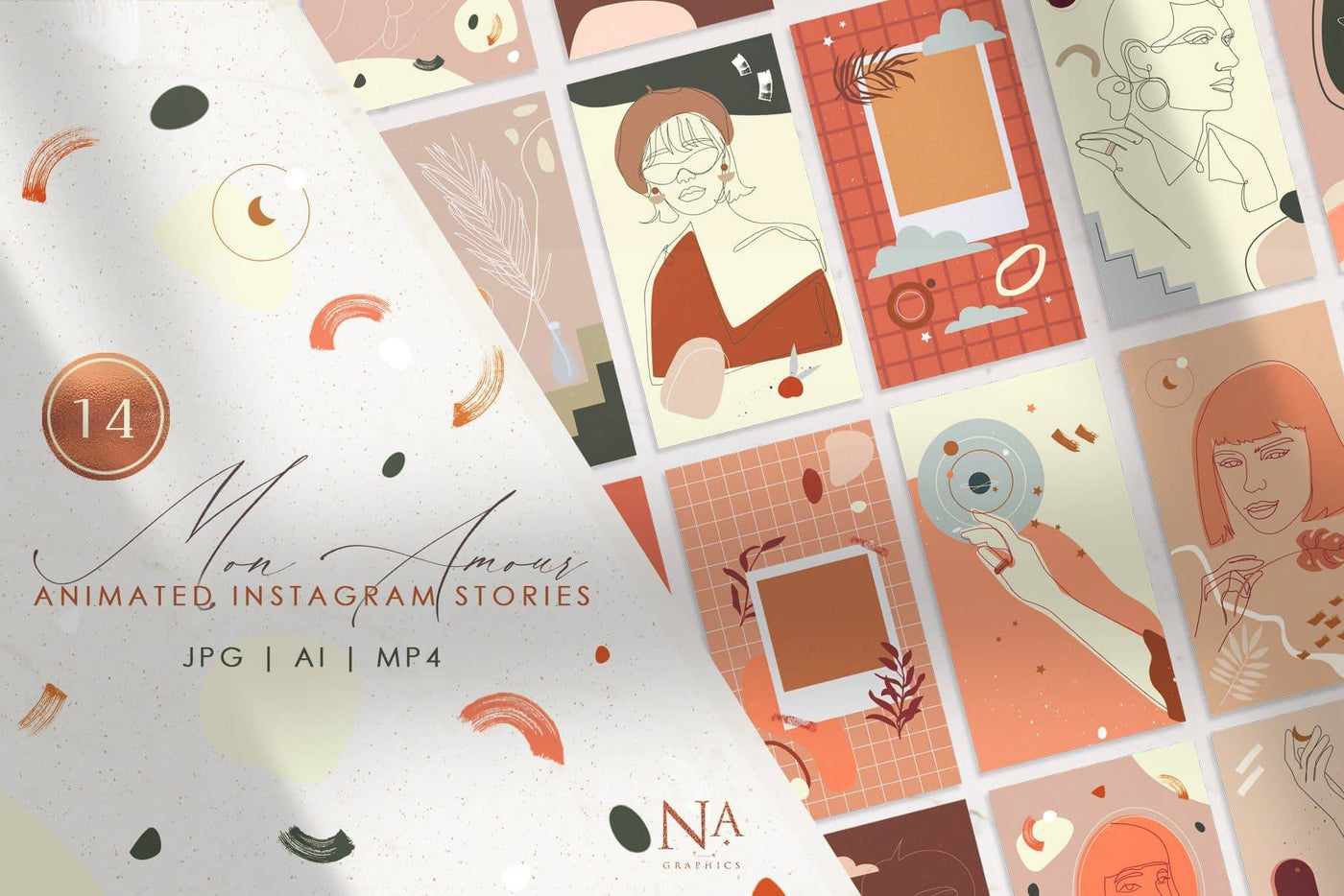 Modern Illustration Bundle - 1010+ Design Elements - Artixty