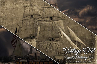 6-In-1 Vintage Photoshop Actions Bundle - Artixty