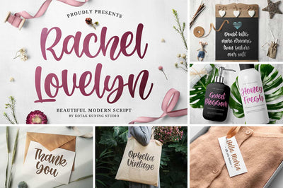 The Modern Script Font Bundle - 22 Premium Font - Artixty