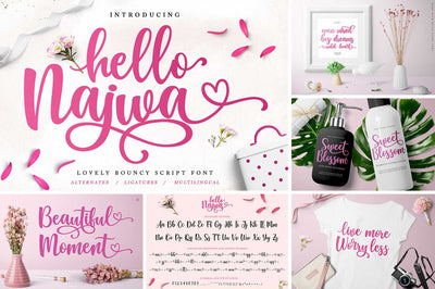 The Modern Script Font Bundle - 22 Premium Font - Artixty