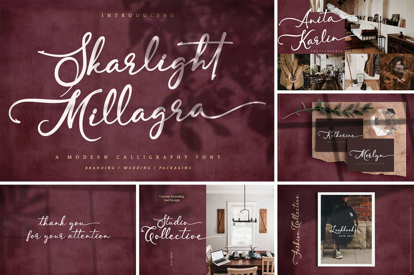 The Modern Script Font Bundle - 22 Premium Font - Artixty