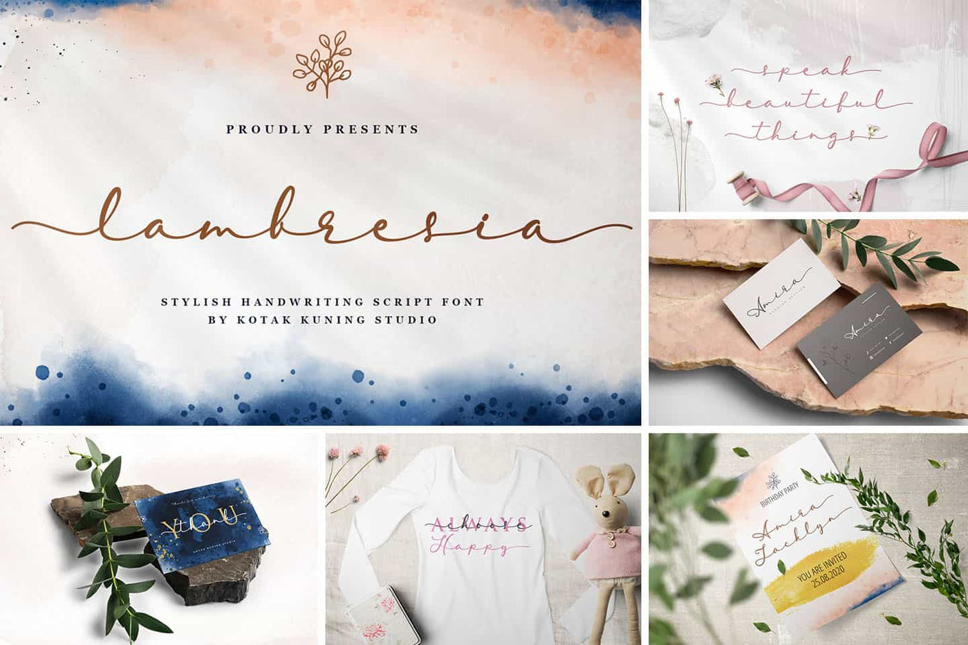 The Modern Script Font Bundle - 22 Premium Font - Artixty