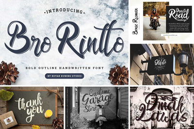 The Modern Script Font Bundle - 22 Premium Font - Artixty