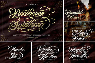 The Modern Script Font Bundle - 22 Premium Font - Artixty
