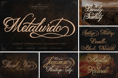 The Modern Script Font Bundle - 22 Premium Font - Artixty