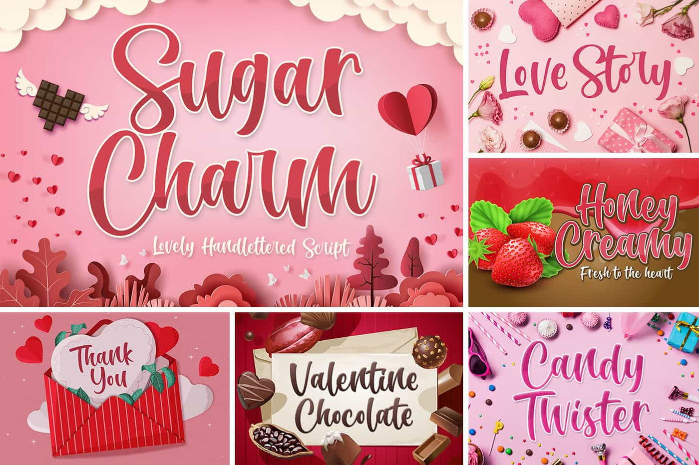 The Modern Script Font Bundle - 22 Premium Font - Artixty