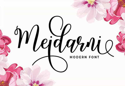 Decorative Script Font Bundle - 40 Exclusive Fonts | Artixty