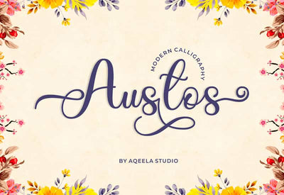 Decorative Script Font Bundle - 40 Exclusive Fonts - Artixty
