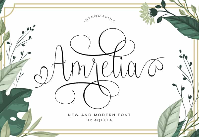 Decorative Script Font Bundle - 40 Exclusive Fonts - Artixty