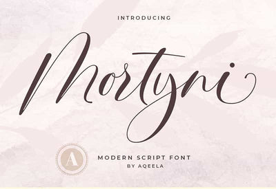 Decorative Script Font Bundle - 40 Exclusive Fonts | Artixty