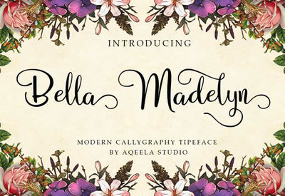 Decorative Script Font Bundle - 40 Exclusive Fonts - Artixty