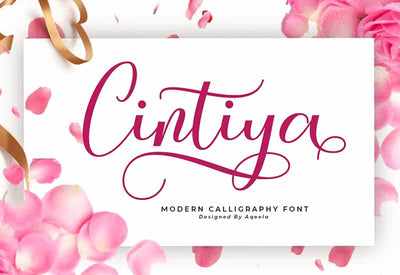 Decorative Script Font Bundle - 40 Exclusive Fonts - Artixty