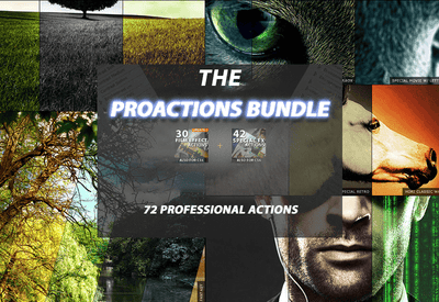 The Pro Actions Bundle - 72 Premium Photoshop Actions - Artixty