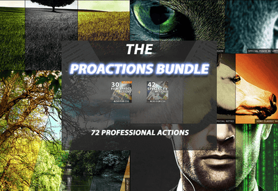 The Pro Actions Bundle - 72 Premium Photoshop Actions - Artixty