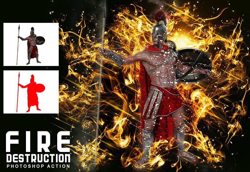 10-In-1 Destructive Lighting Photoshop Actions Bundle - Artixty