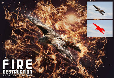 10-In-1 Destructive Lighting Photoshop Actions Bundle - Artixty