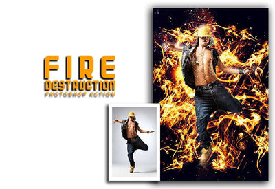 10-In-1 Destructive Lighting Photoshop Actions Bundle - Artixty