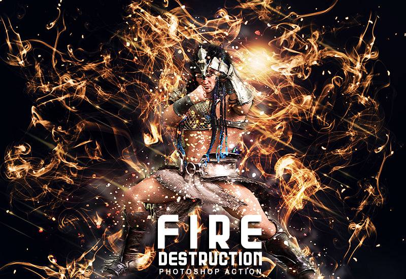 10-In-1 Destructive Lighting Photoshop Actions Bundle - Artixty