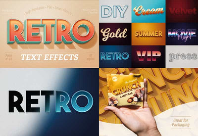 The Big Fonts Icons And Effects Bundle - Artixty