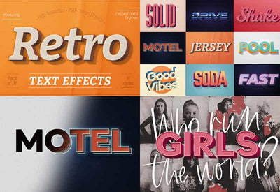 The Big Fonts Icons And Effects Bundle - Artixty