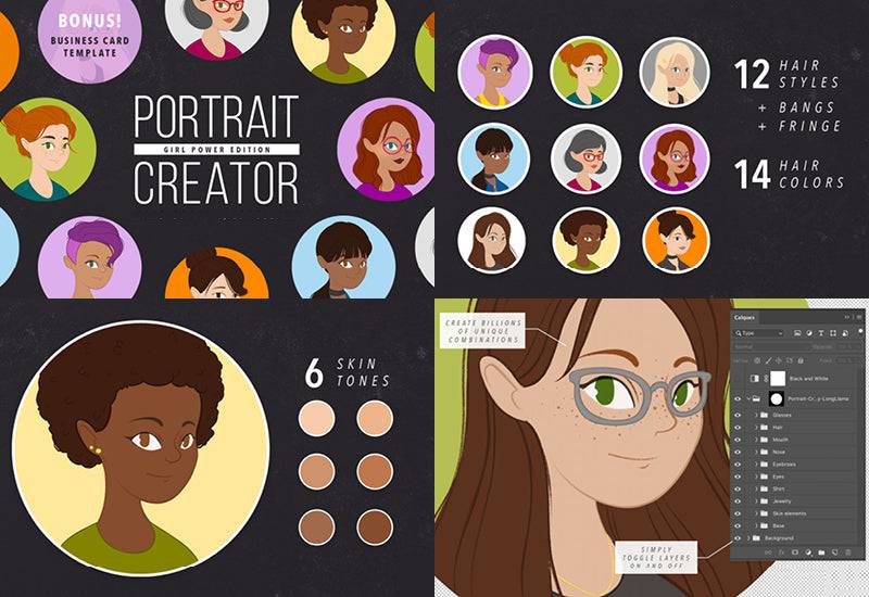 The Character Creators Mega Bundle - Artixty