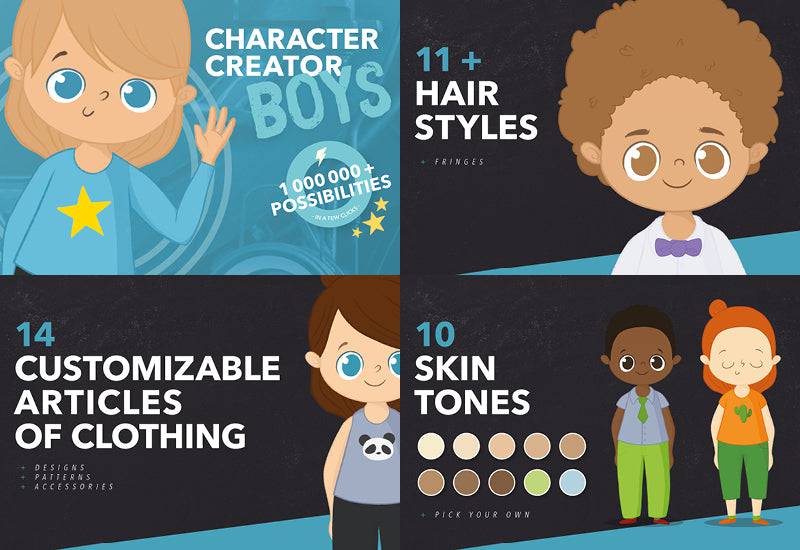 The Character Creators Mega Bundle - Artixty