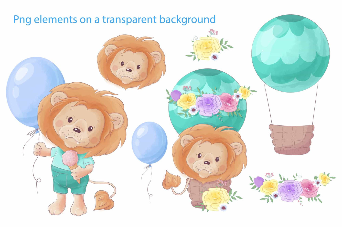 The Cute Animals Illustrations Bundle - Artixty
