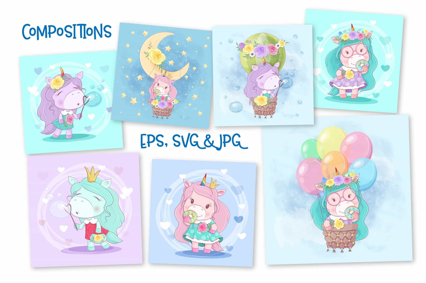 The Cute Animals Illustrations Bundle - Artixty
