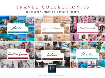 330 Travel Lightroom Presets Collection - Artixty