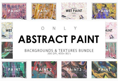 The Only Paint Backgrounds And Texture Bundle - Artixty