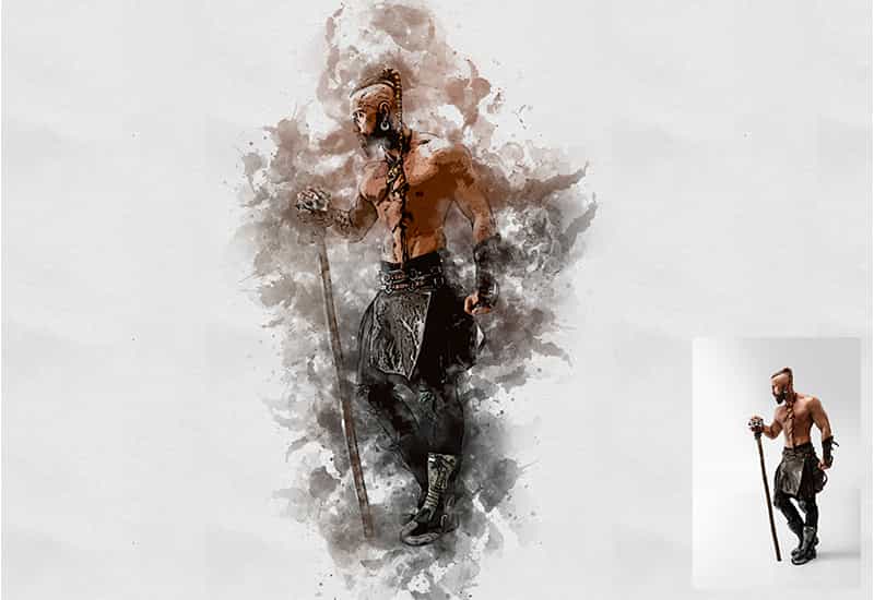11-In-1 Elegant Watercolor Photoshop Actions Bundle - Artixty