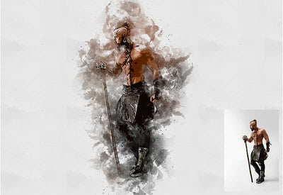 11-In-1 Elegant Watercolor Photoshop Actions Bundle - Artixty
