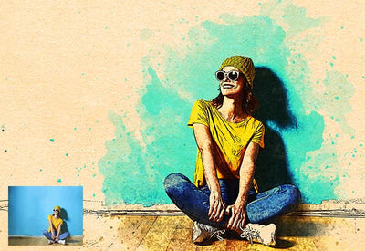 11-In-1 Elegant Watercolor Photoshop Actions Bundle - Artixty