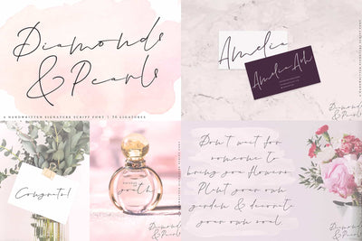 The Beautiful Hand Lettered Font Bundle - 28+ Fonts & Extras - Artixty