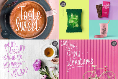 The Beautiful Hand Lettered Font Bundle - 28+ Fonts & Extras - Artixty