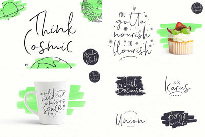 The Beautiful Hand Lettered Font Bundle - 28+ Fonts & Extras - Artixty