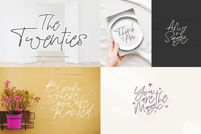 The Beautiful Hand Lettered Font Bundle - 28+ Fonts & Extras - Artixty