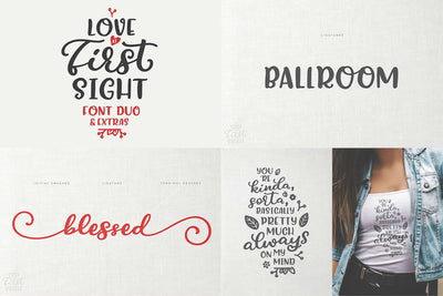 The Beautiful Hand Lettered Font Bundle - 28+ Fonts & Extras - Artixty