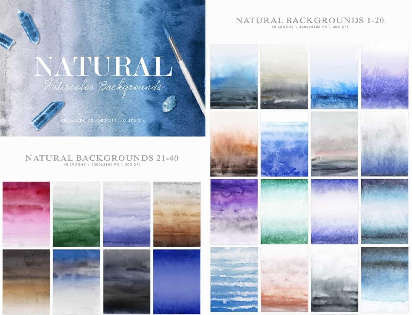 885 Aesthetic Backgrounds Mega Bundle - Artixty