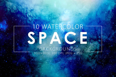 Colossal Watercolor Backgrounds Bundle - 500+ Backgrounds - Artixty