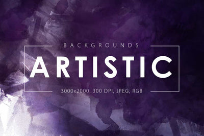 Colossal Watercolor Backgrounds Bundle - 500+ Backgrounds - Artixty