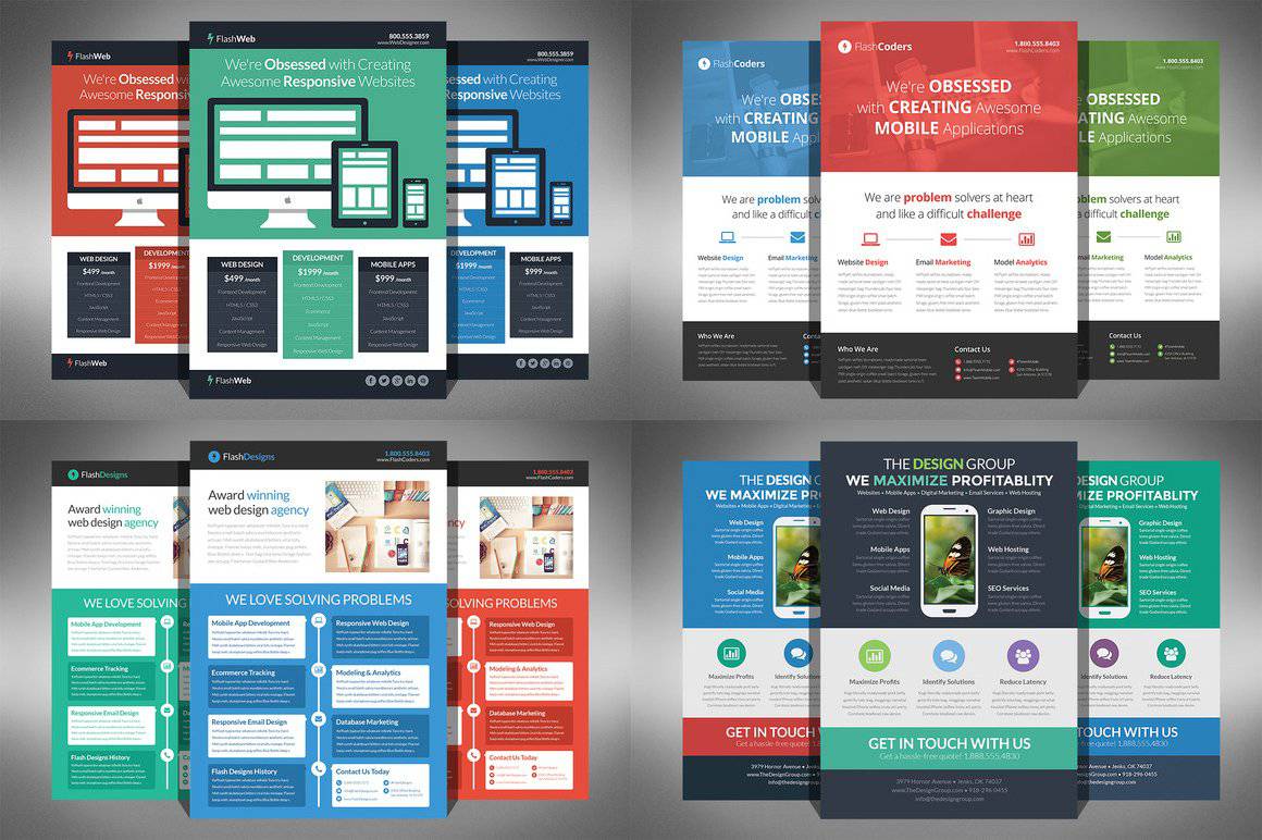 40+ Impressive Flyers Design Template Bundle - Artixty