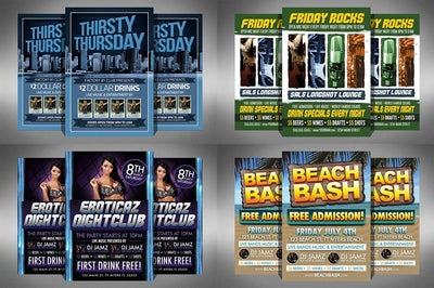 40+ Impressive Flyers Design Template Bundle - Artixty