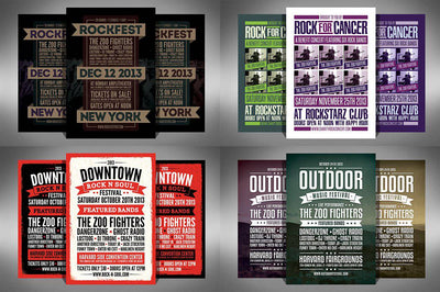 40+ Impressive Flyers Design Template Bundle - Artixty